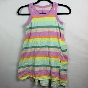 GAP Yellow and Pink Striped Sundress Girls Size M